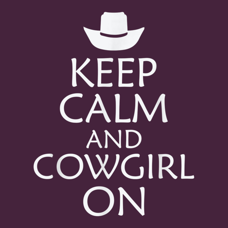 Keep Calm And Cowgirl Horse Long Sleeve Tee by linhVisuals | Teevron