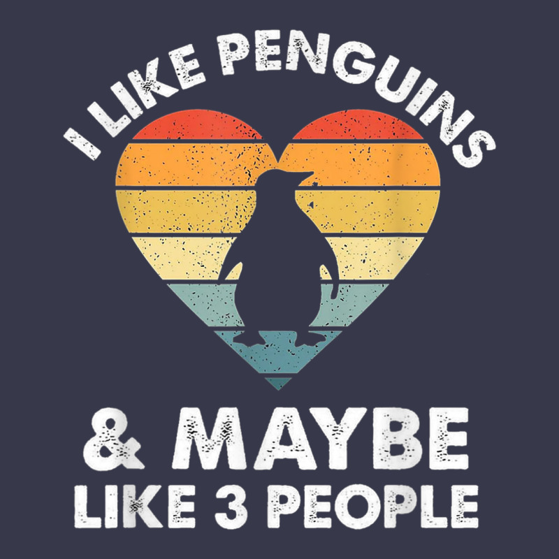 I Like Penguins And 3 People Vintage Long Sleeve Tee by linhVisuals | Teevron