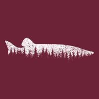 Musky Pine Forest Fishing Angler Long Sleeve Tee | Teevron