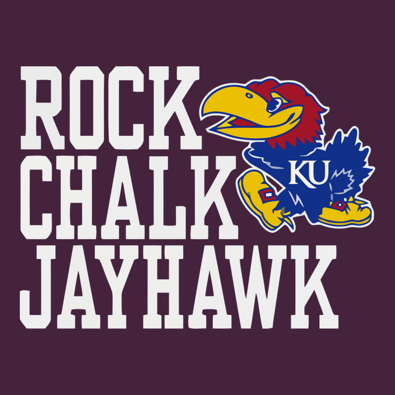 Rock Chalk Jayhawk Ku Tshirt Long Sleeve Tee by linhVisuals | Teevron