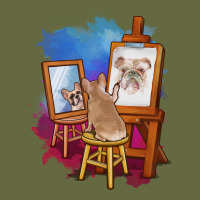 French Bulldog Painting Bulldog Artist Art Animals Graphic Long Sleeve Long Sleeve Tee | Teevron