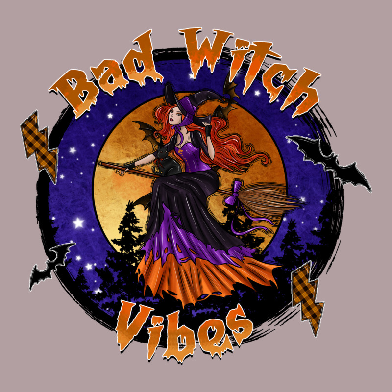 Bad Witch Vibes Vintage Hoodie by SublimationCraftShop | Teevron