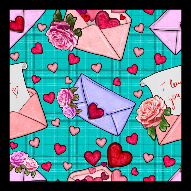 Valentines Day Love Letter And Envelope Ladies Tee by BundleAndBundleShop | Teevron