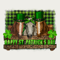 Happy St. Patrick's Day Horses With Leprechaun Hat And Bandana Zipper Hoodie | Teevron