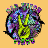 Bad Witch Vibes Vintage Hoodie | Teevron