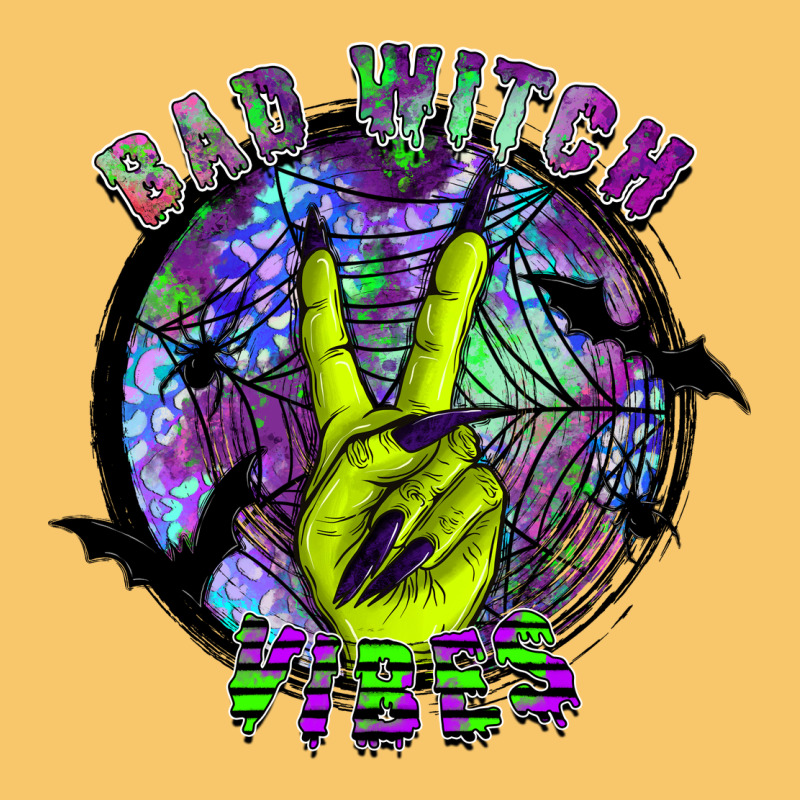 Bad Witch Vibes Vintage Hoodie by SublimationCraftShop | Teevron