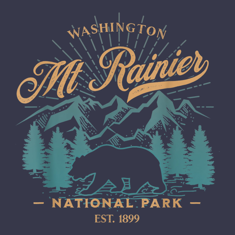 Mount Rainier National Park Washington Usa Vacation Hiking Long Sleeve Tee by linhVisuals | Teevron