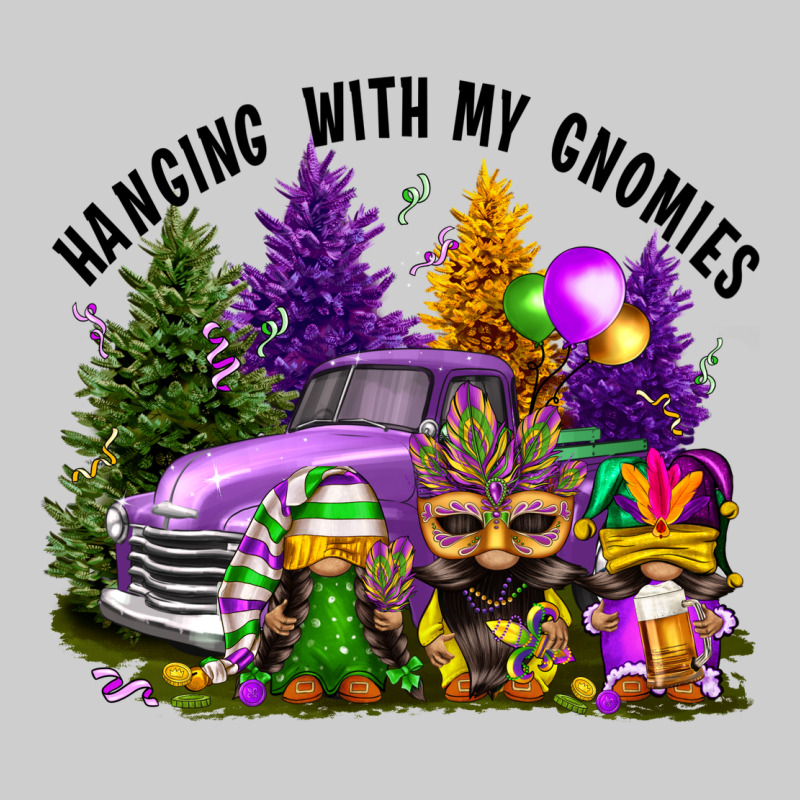 Mardi Gras Hanging With My Gnomies Premium Tee by FaDigitalArtStudio | Teevron