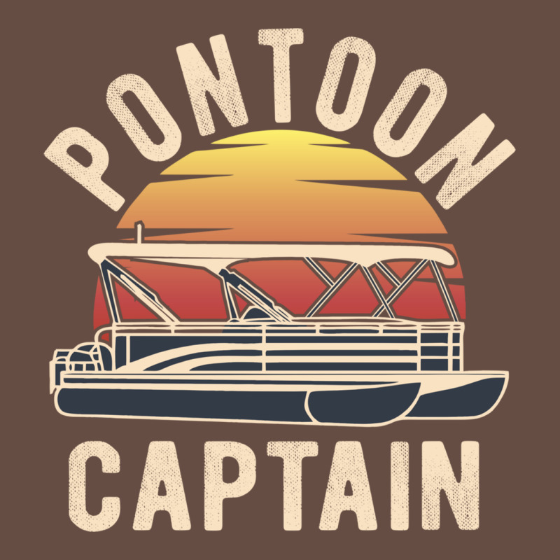 Retro Pontoon Captain Of The Boat Funny River Cruising Gift For Pontoo Long Sleeve Tee by linhVisuals | Teevron