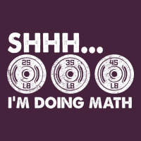 Shhh I'm Doing Math Gym Funny Bodybuilding Weightlifting Humor Quote Long Sleeve Tee | Teevron