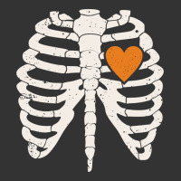 skeleton rib case orange pumpkin heart vintage halloween anatomy costu | Teevron