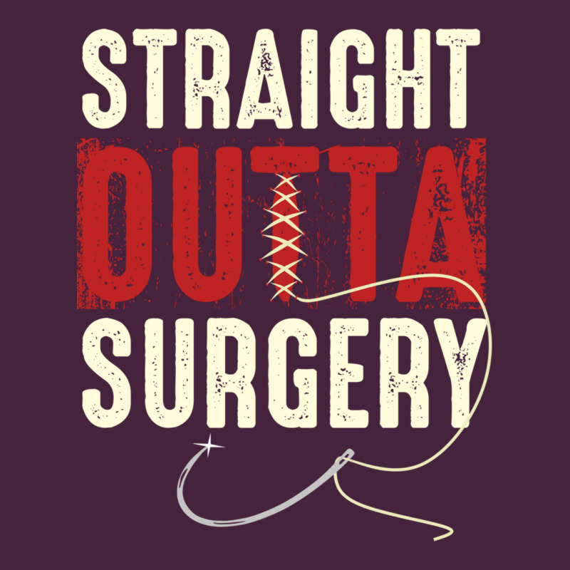 Straight Outta Surgery Funny Get Well Soon Gifts Post Surgery Supporti Long Sleeve Tee by linhVisuals | Teevron
