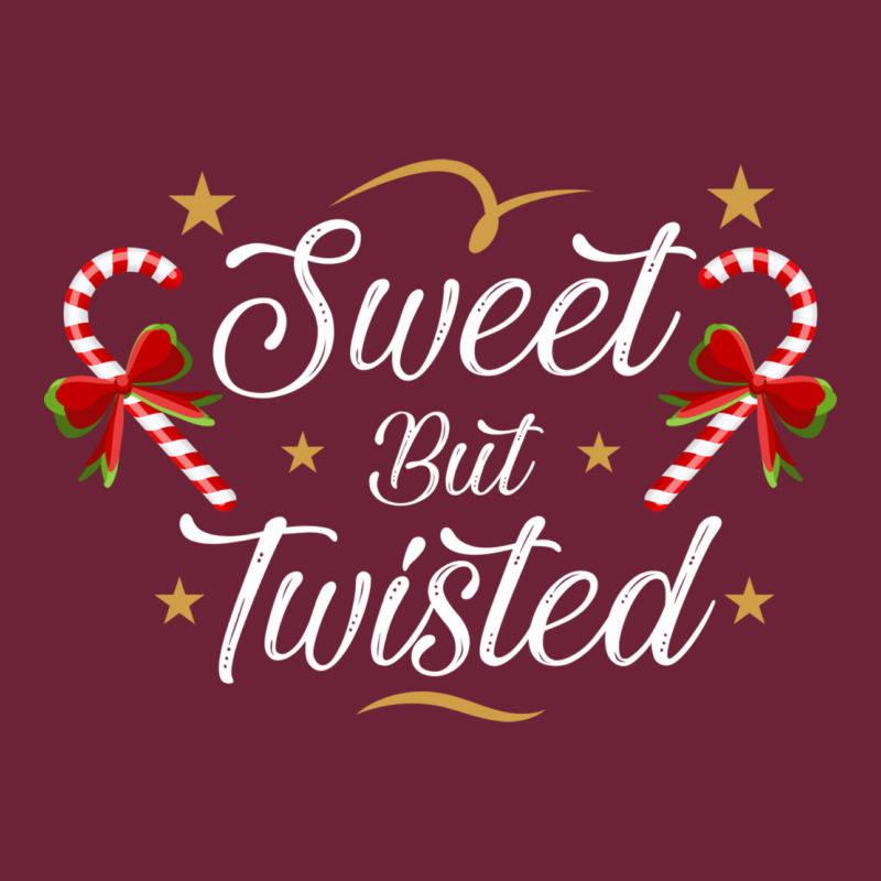 Sweet But Twisted Candy Cane Christmas Humor Funny And Cute Gifts For Long Sleeve Tee by linhVisuals | Teevron
