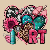 Rt Respiratory Therapist Hearts Heavyweight Sweatshirt | Teevron