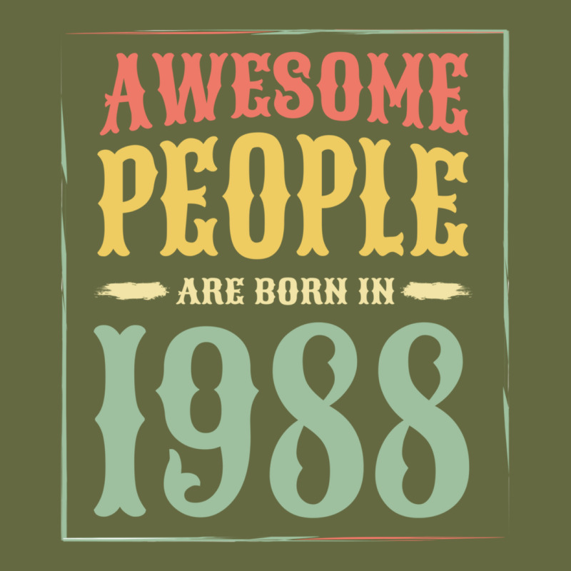 Vintage 1988 Awesome People Are Born In 1988 31st Birthday Gift For Me Long Sleeve Tee by linhVisuals | Teevron