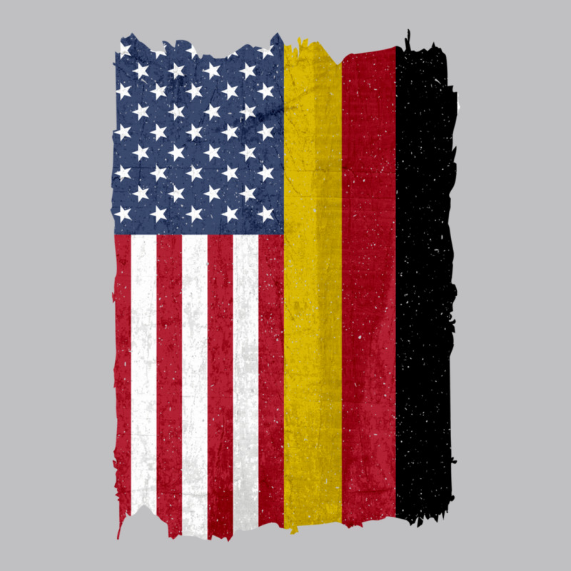 United States With Germany Flag Mix Us And German Country Flags Long Sleeve Tee by linhVisuals | Teevron