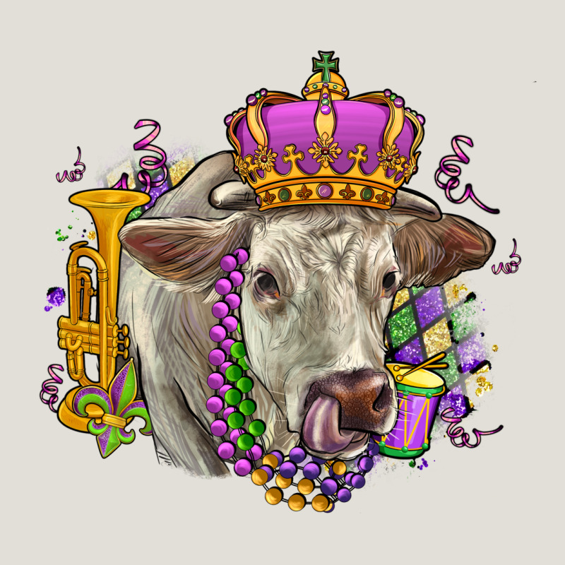 Charolais Mardi Gras Heavy Core Tee by OliviaCreatesArt | Teevron