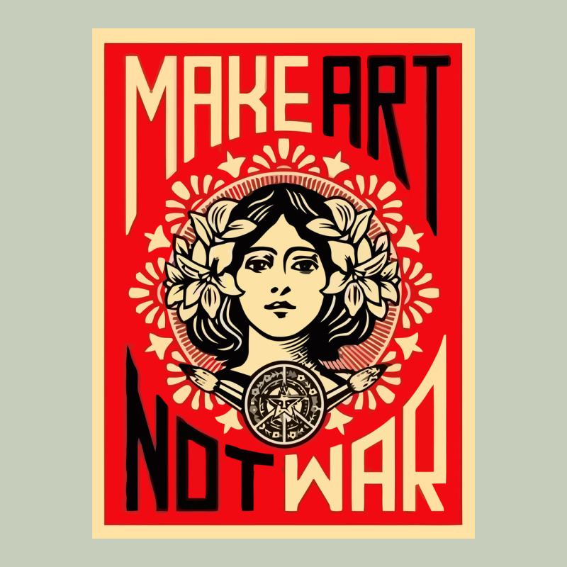 Make Art No War Long Sleeve Tee by linhVisuals | Teevron