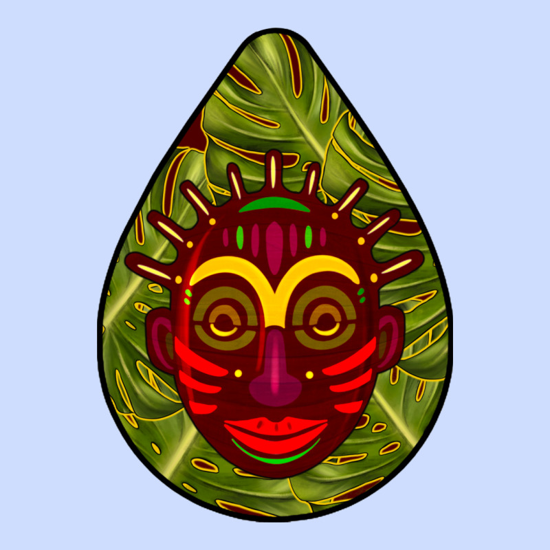 African Masks Teardrop  7 Urban Heavy Tee by BundleAndBundleShop | Teevron