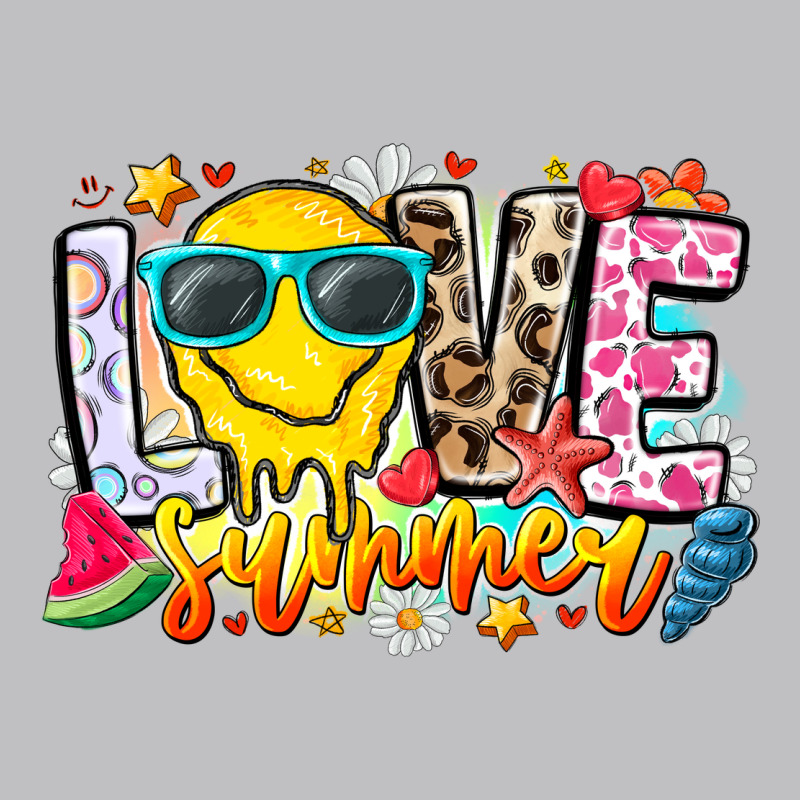 Love Summer Long Sleeve Tee by CowhideDigitalArt | Teevron