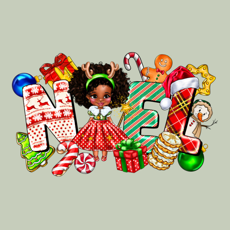 Noel Afro Girl Baby Long Sleeve Tee by CowhideDigitalArt | Teevron