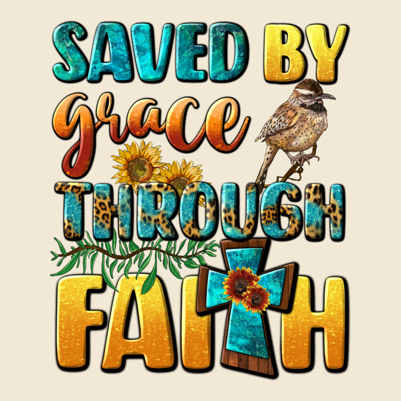 Saved By Grace Through Faith Ladies Tee by BundleAndBundleShop | Teevron