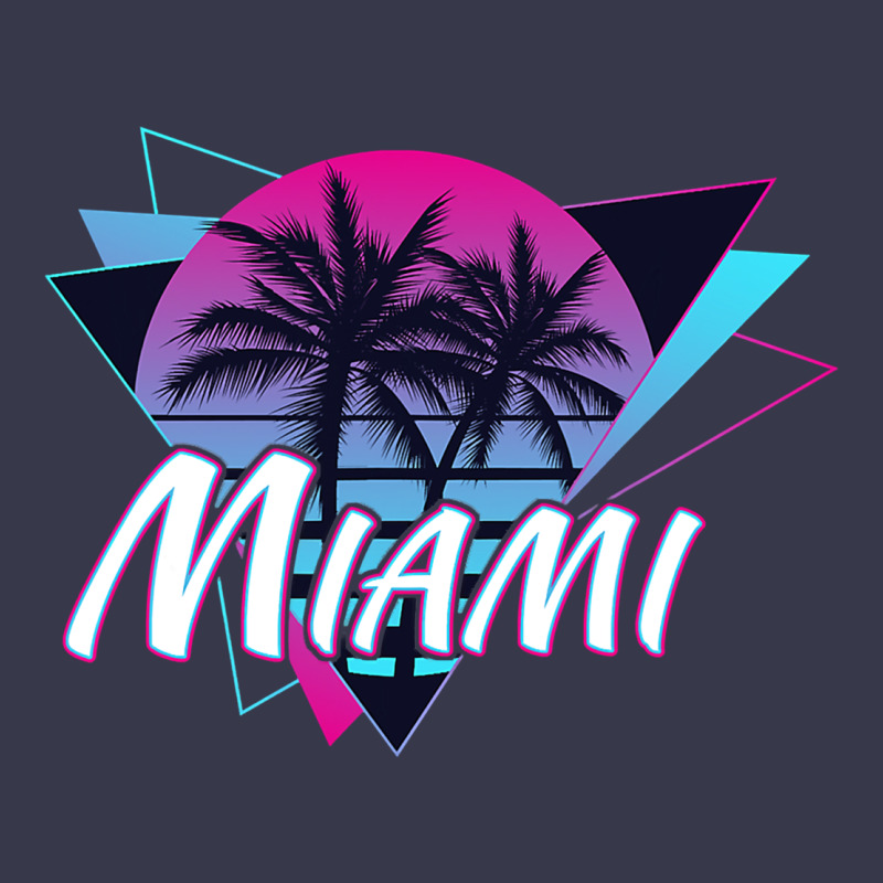 Miami Beach Souvenir Vintage 80s Long Sleeve Tee by linhVisuals | Teevron