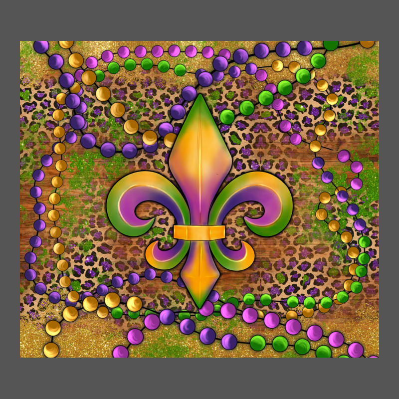 Mardi Gras Fleur De Lis Zipper Hoodie by RanaPortraitStore | Teevron