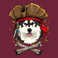 Alaskan Malamute Pirate Dog Halloween Long Sleeve Tee | Teevron