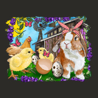 Easter Farm Chicks And Bunny Heavy Core Tee | Teevron