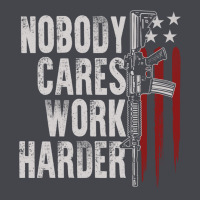 Nobody Cares Work Harder American Flag Long Sleeve Tee | Teevron