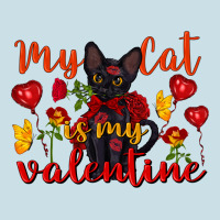 My Cat Is My Valentine Valentine's Day Ladies Tee | Teevron