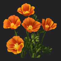California Poppy Flower Vintage Tee | Teevron