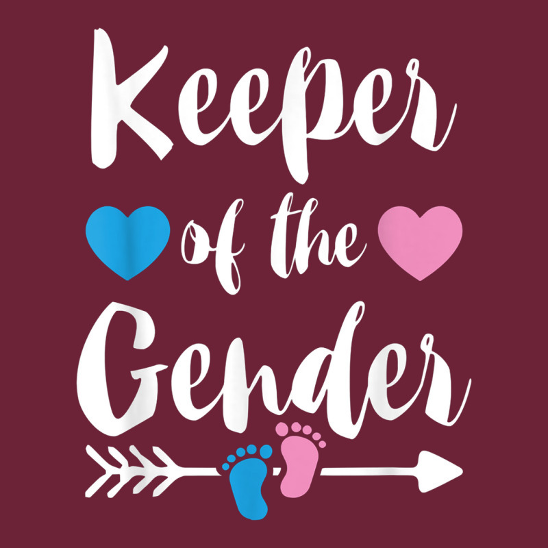 Keeper Of The Gender Reveal Tee Shirt Girl Or Boy Blue Pink Long Sleeve Tee by linhVisuals | Teevron