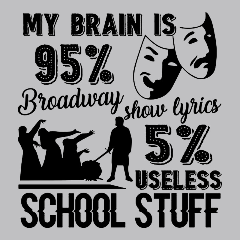My Brain Is Broadway Show Lyrics Long Sleeve Tee by linhVisuals | Teevron