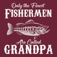 Mens Only The Finest Fishermen Grandad Premium Long Sleeve Tee | Teevron