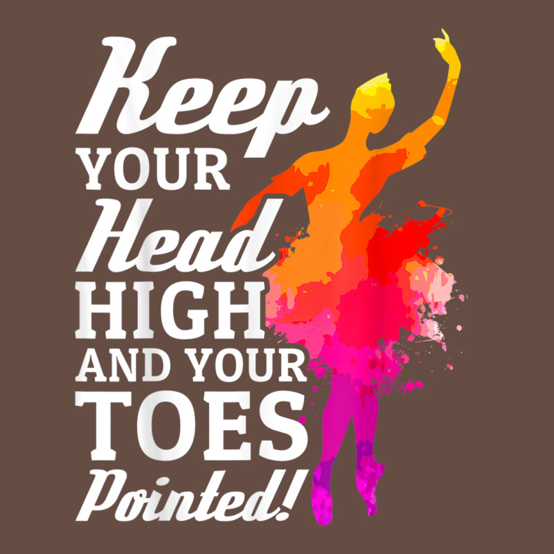 Ballet Dancer Keep Head High Toes Pointed Ballerina Teacher Long Sleeve Tee by linhVisuals | Teevron