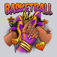 Basketball Life Afro Girl Sneakers Heavyweight Sweatshirt | Teevron