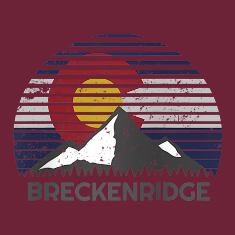Breckenridge Colorado X Co Flag Mountain Peak Raglan Baseball Tee Long Sleeve Tee by linhVisuals | Teevron