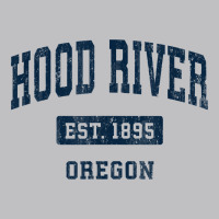Hood River Oregon Or Vintage Sports Established Navy Design T Shirt Long Sleeve Tee | Teevron