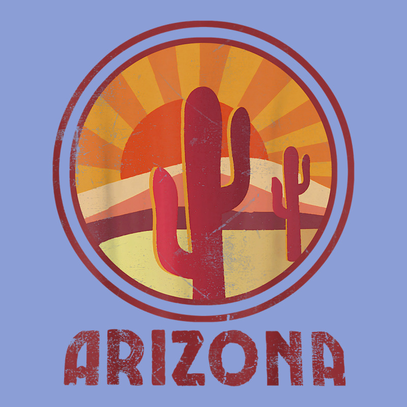Arizona Cactus Sunset Scene Graphic T Shirt Long Sleeve Tee by linhVisuals | Teevron