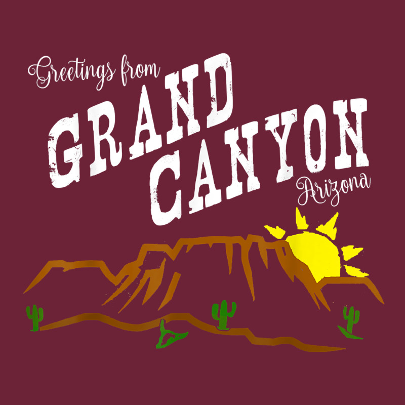 Arizona Grand Canyon Greetings Souvenir Tee Shirt Long Sleeve Tee by linhVisuals | Teevron