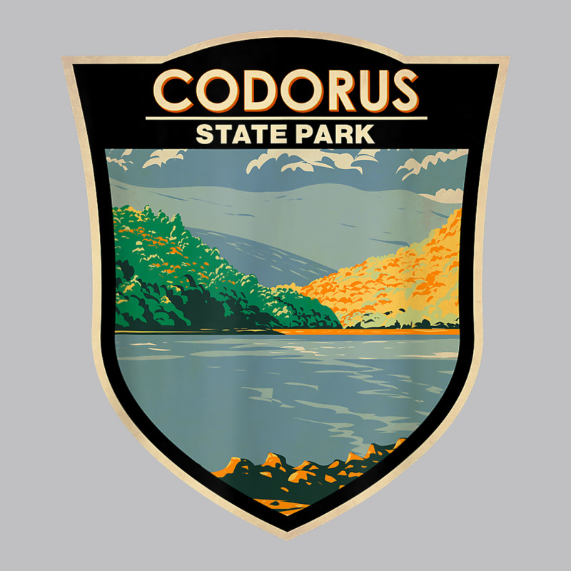 Codorus State Park Pennsylvania Badge Vintage Long Sleeve Tee by linhVisuals | Teevron