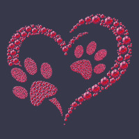 Funny Valentine Day Gift T  Shirt Paw Print Heart Dog Cat Owner Lover Long Sleeve Tee | Teevron