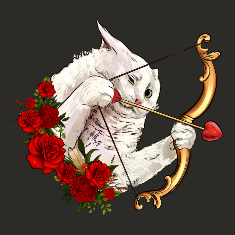 Cupid Cat Heavy Core Tee by OliviaCreatesArt | Teevron