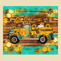 Western Bee Gnomes Truck Honeycomb  Leopard Turquoise Wooden Serape Premium Hoodie | Teevron