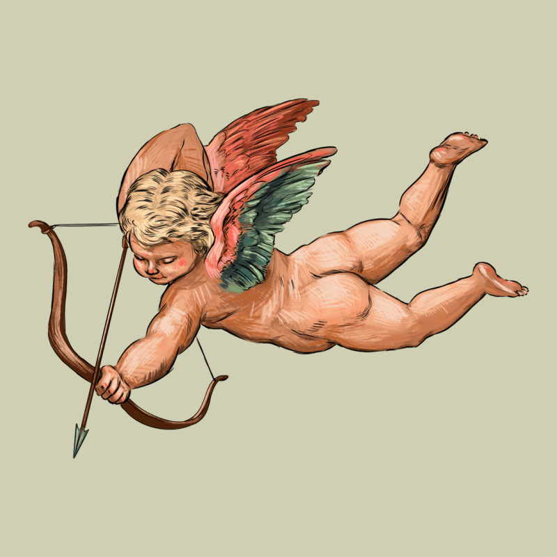 Cupid Olivia Heavy Core Tee by OliviaCreatesArt | Teevron