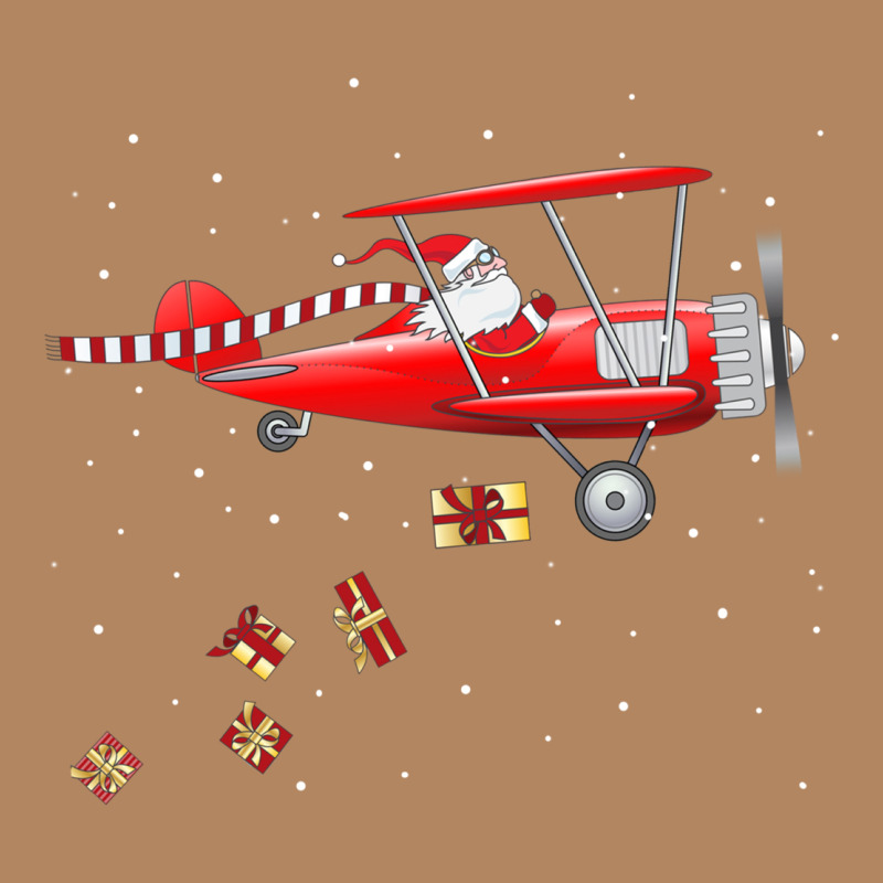 Christmas Santa Claus Pilot Flying Airplane Gift Tee Long Sleeve Tee by linhVisuals | Teevron