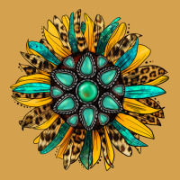 Turquoise Leopard Sunflower Urban Hoodie | Teevron