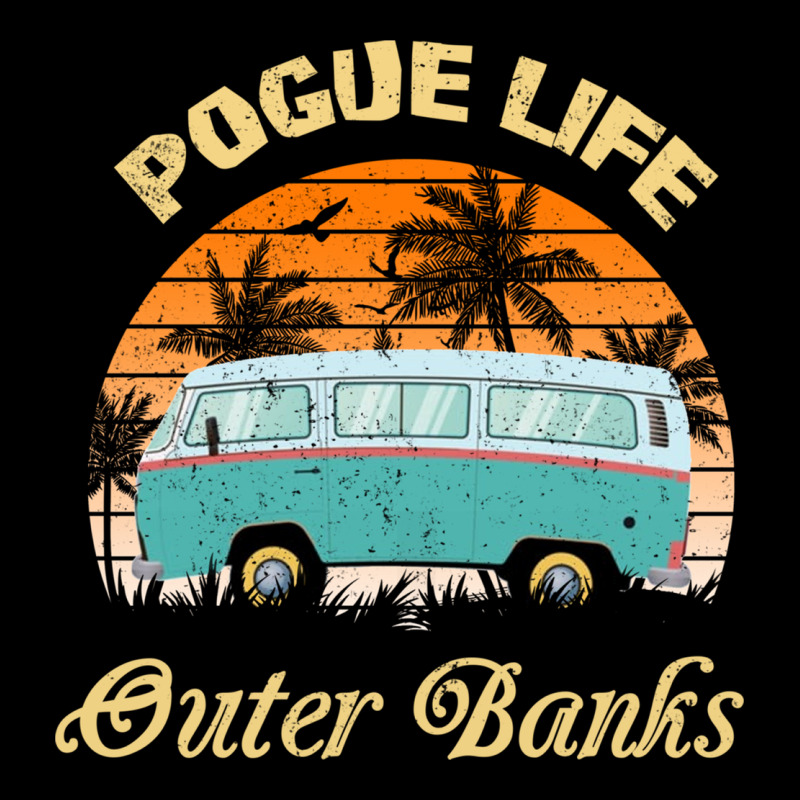 Pogue Life Outer Banks Retro Vintage Sunny Long Sleeve Tee by linhVisuals | Teevron